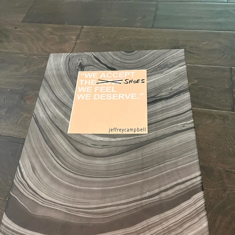 Jeffrey Campbell Black and White Platform Sandals - Picture 7 of 8